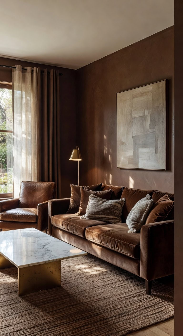 warm inviting living rooms