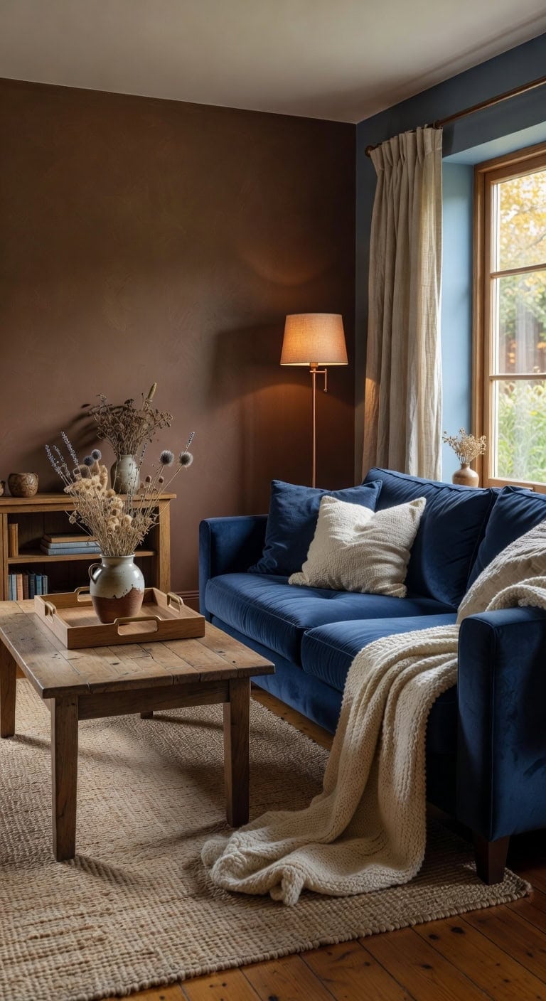 warm layered neutral decor