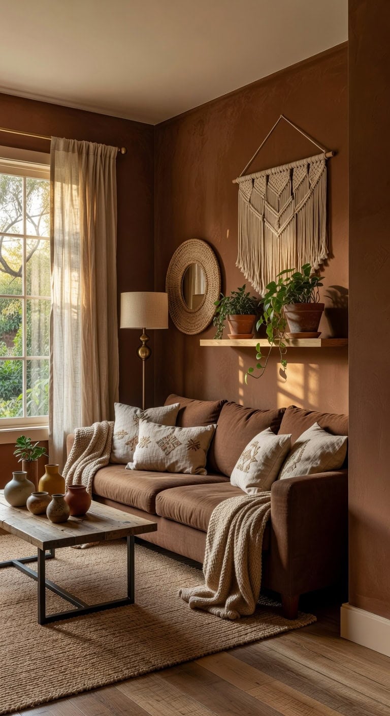 warm modern boho textures