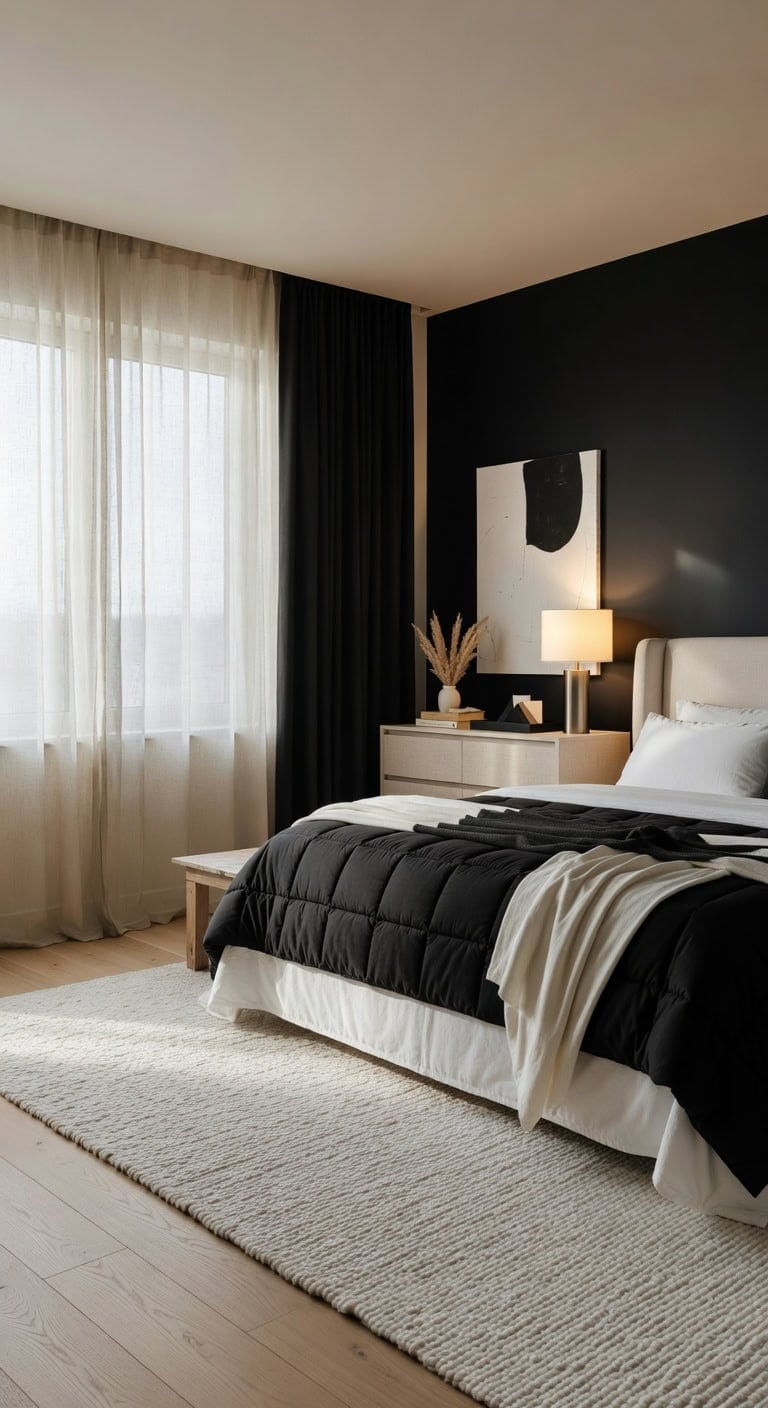 warm neutral bedroom elegance