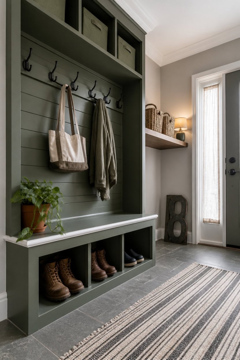 accent wall neutral surrounding