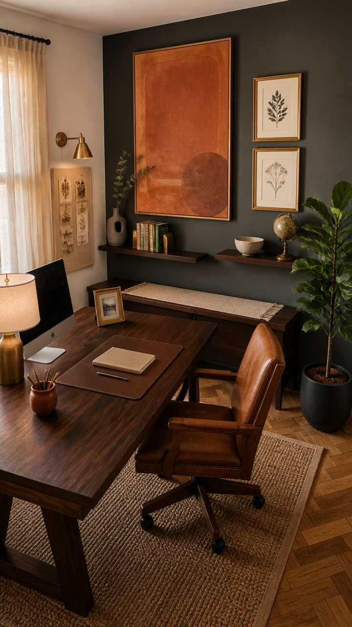 artful anchored neutral warmth