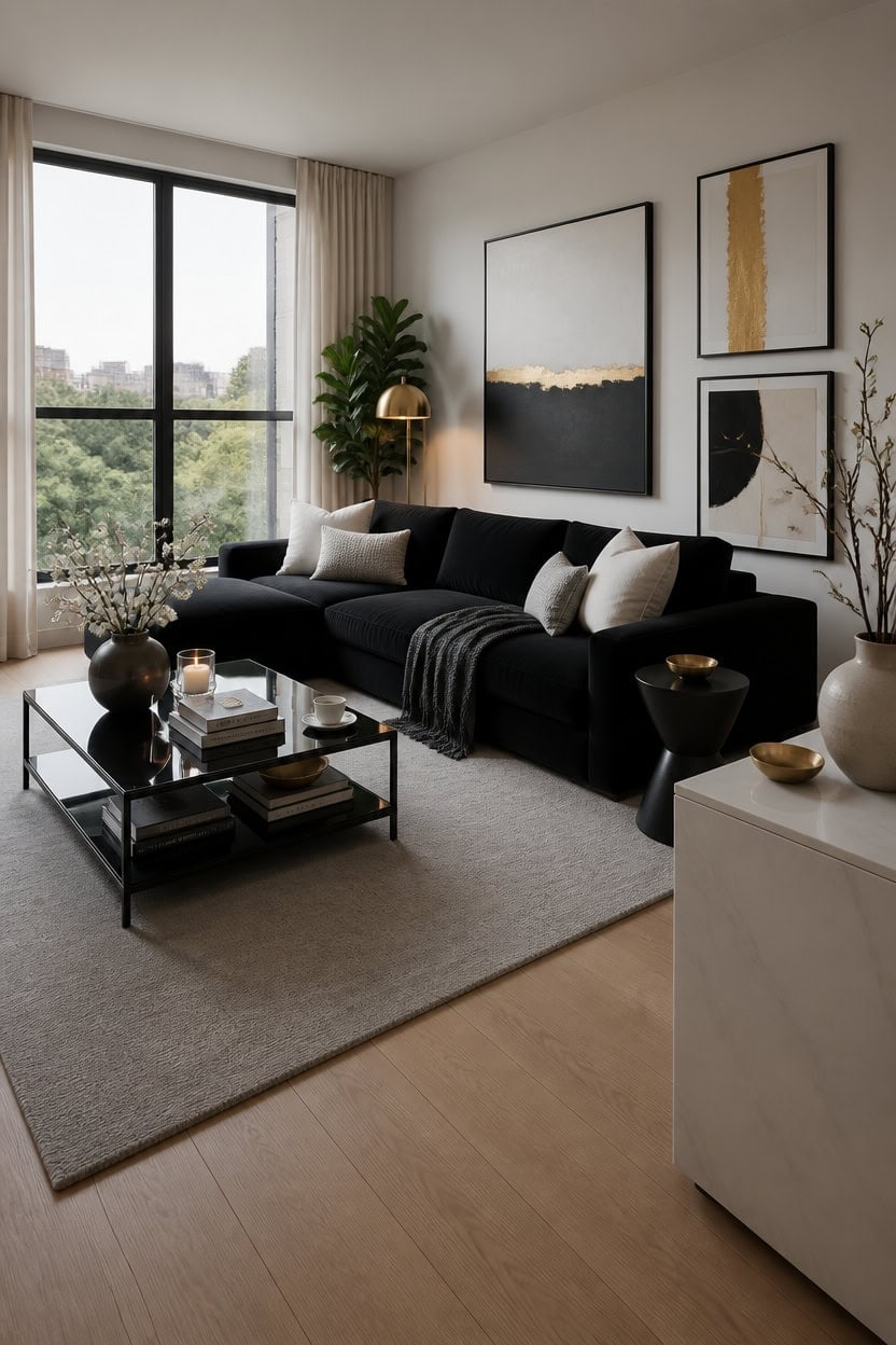 black white gray gold