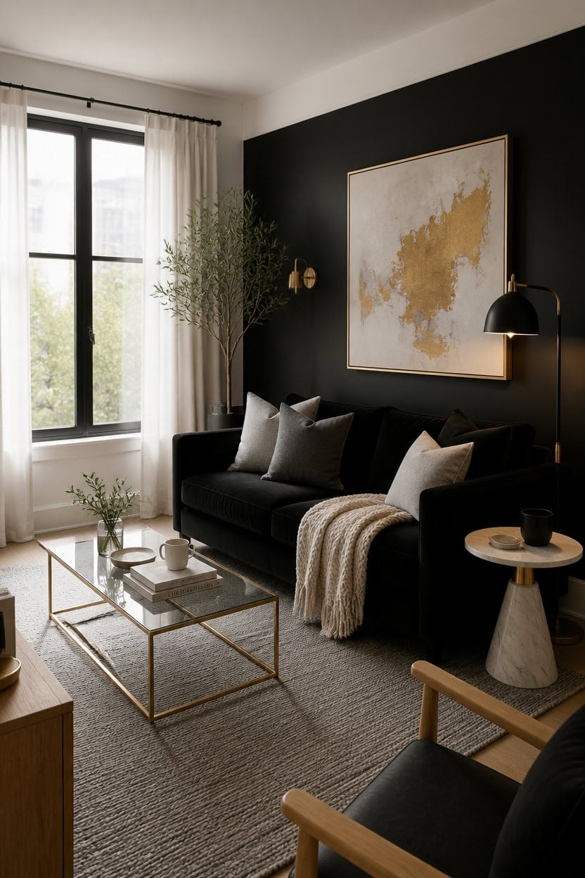 black white gray gold