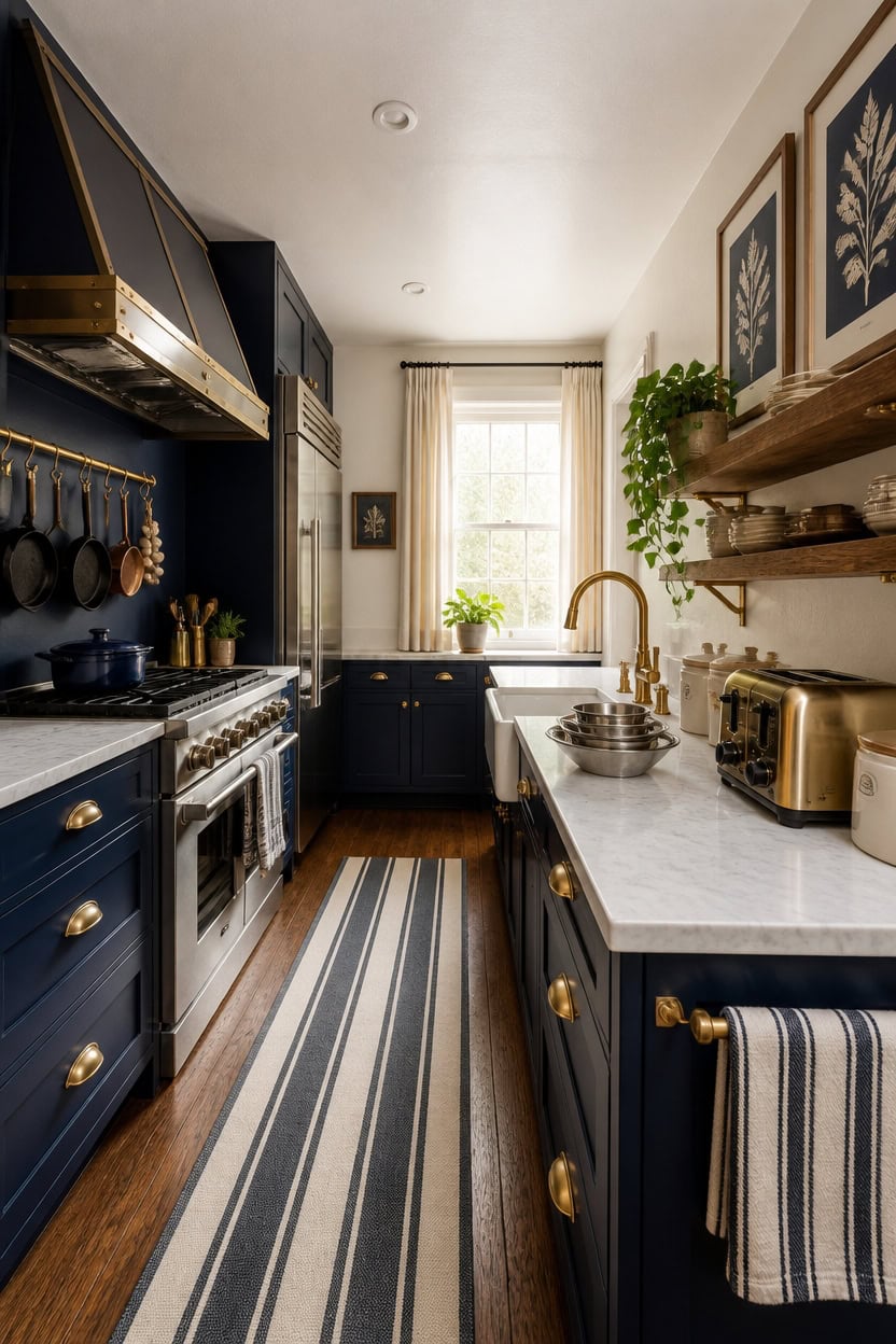 brushed stainless warm brass