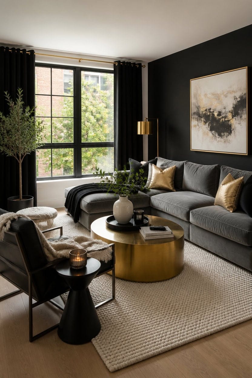 budget friendly gold accents
