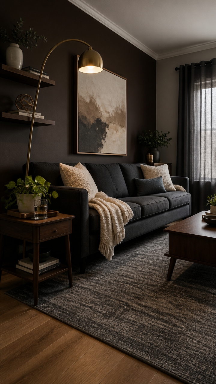 budget friendly walnut and slate