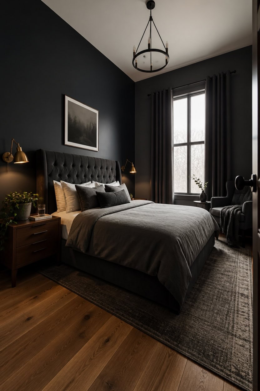 charcoal bedroom sizing guide