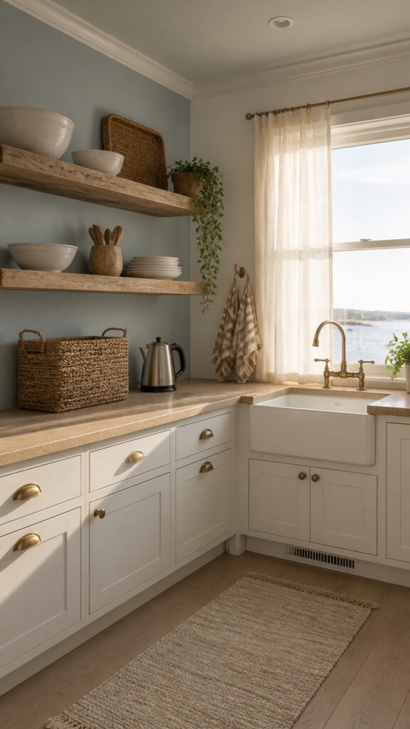When Soft Blue & Sandy Sand Meets the Kitchen: A Guide for Women Who Wish Every Day Was a Beach Day