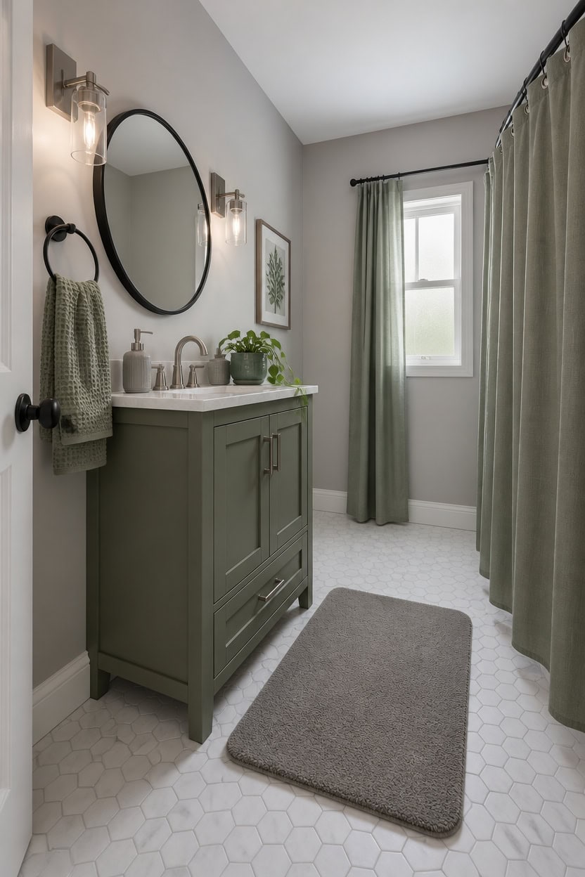 cool vs warm gray bathroom