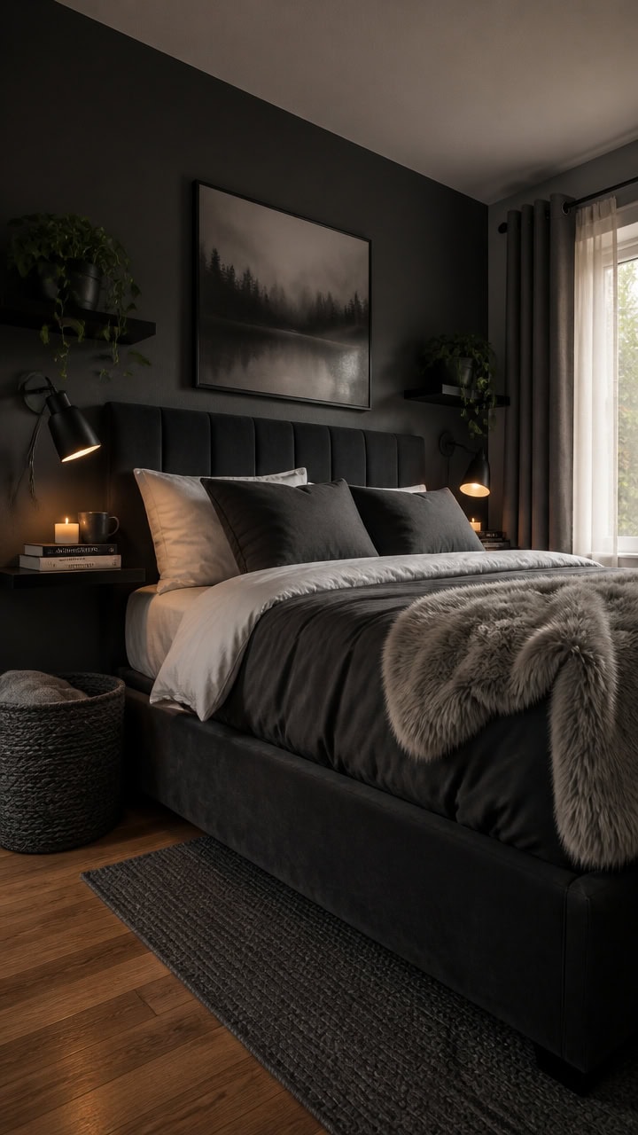 cozy midnight reading retreat
