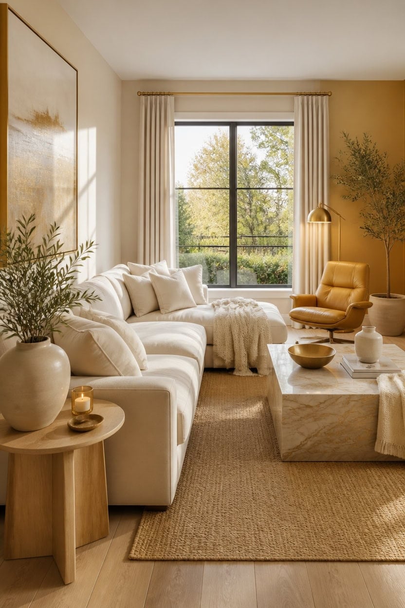 cream gold balance and cohesion