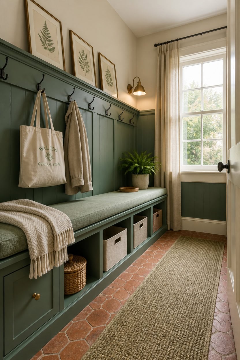 creams complement sage greens