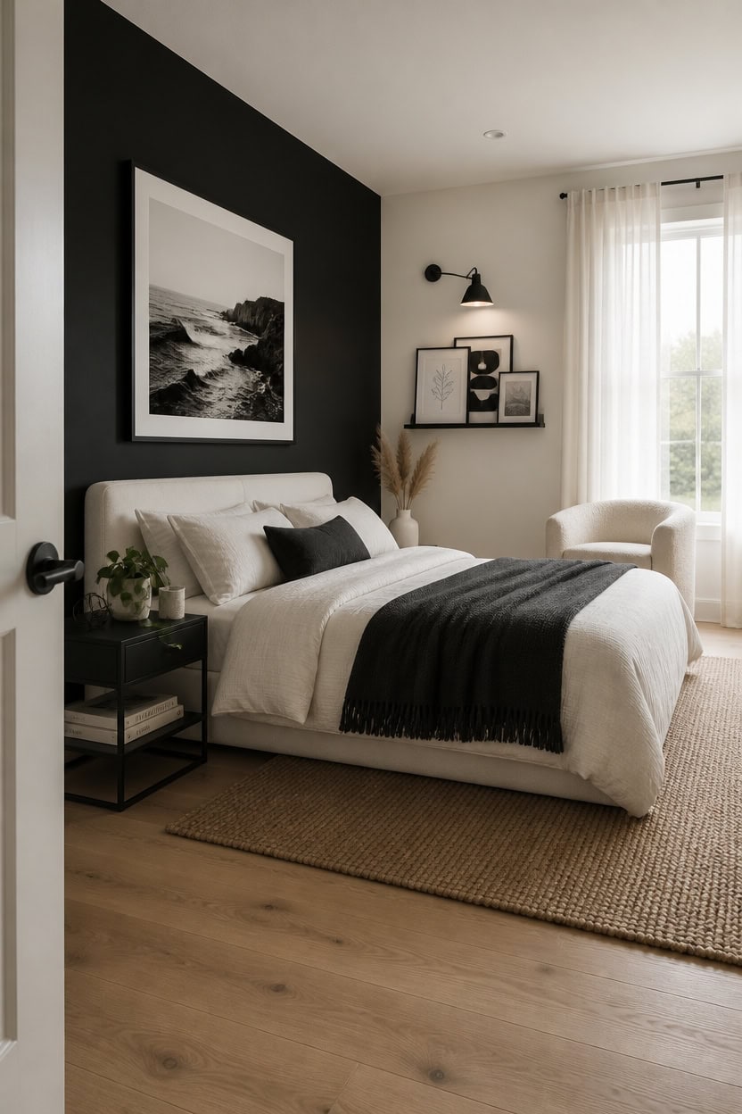 curated black and white gallery