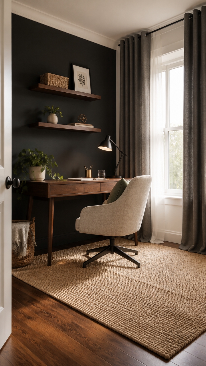 curated budget friendly home office