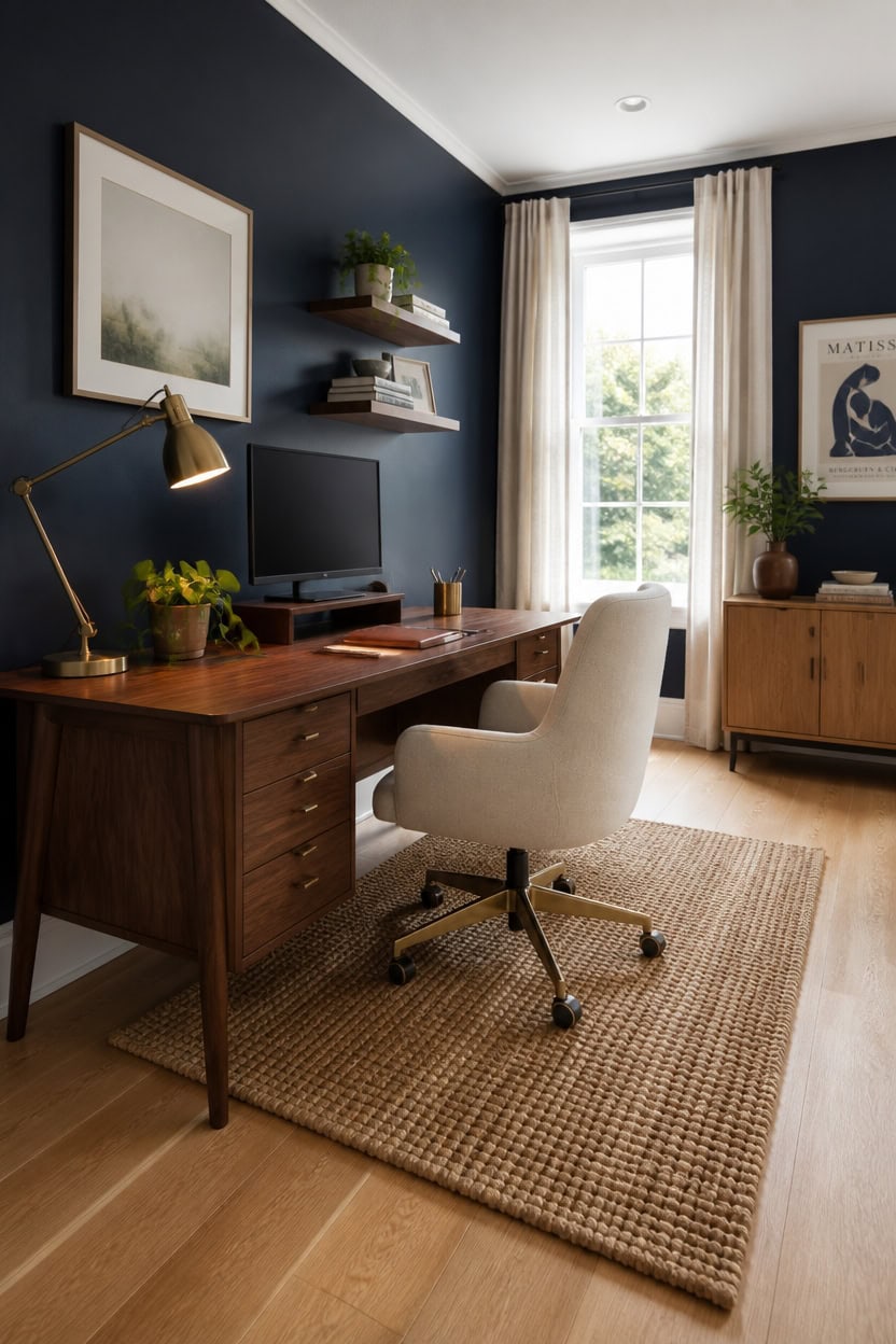 desk depth material paint