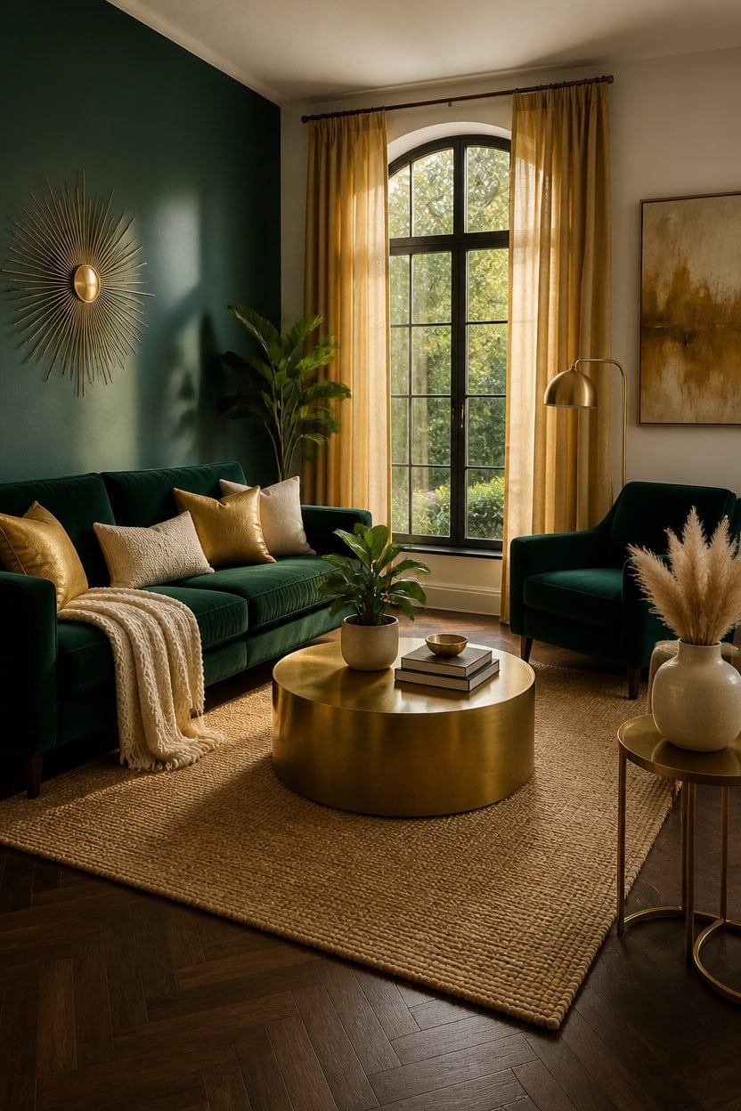 emerald gold room balance