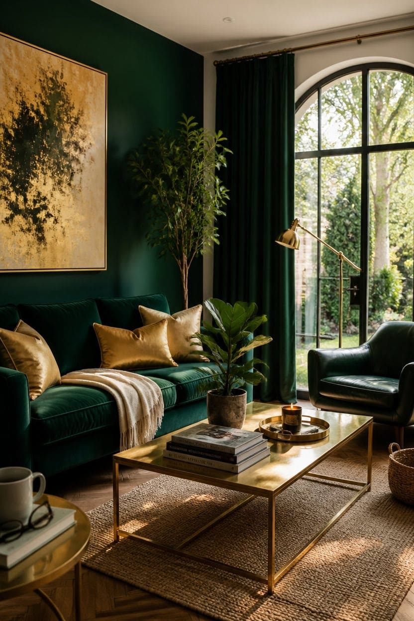 emerald gold timeless elegance