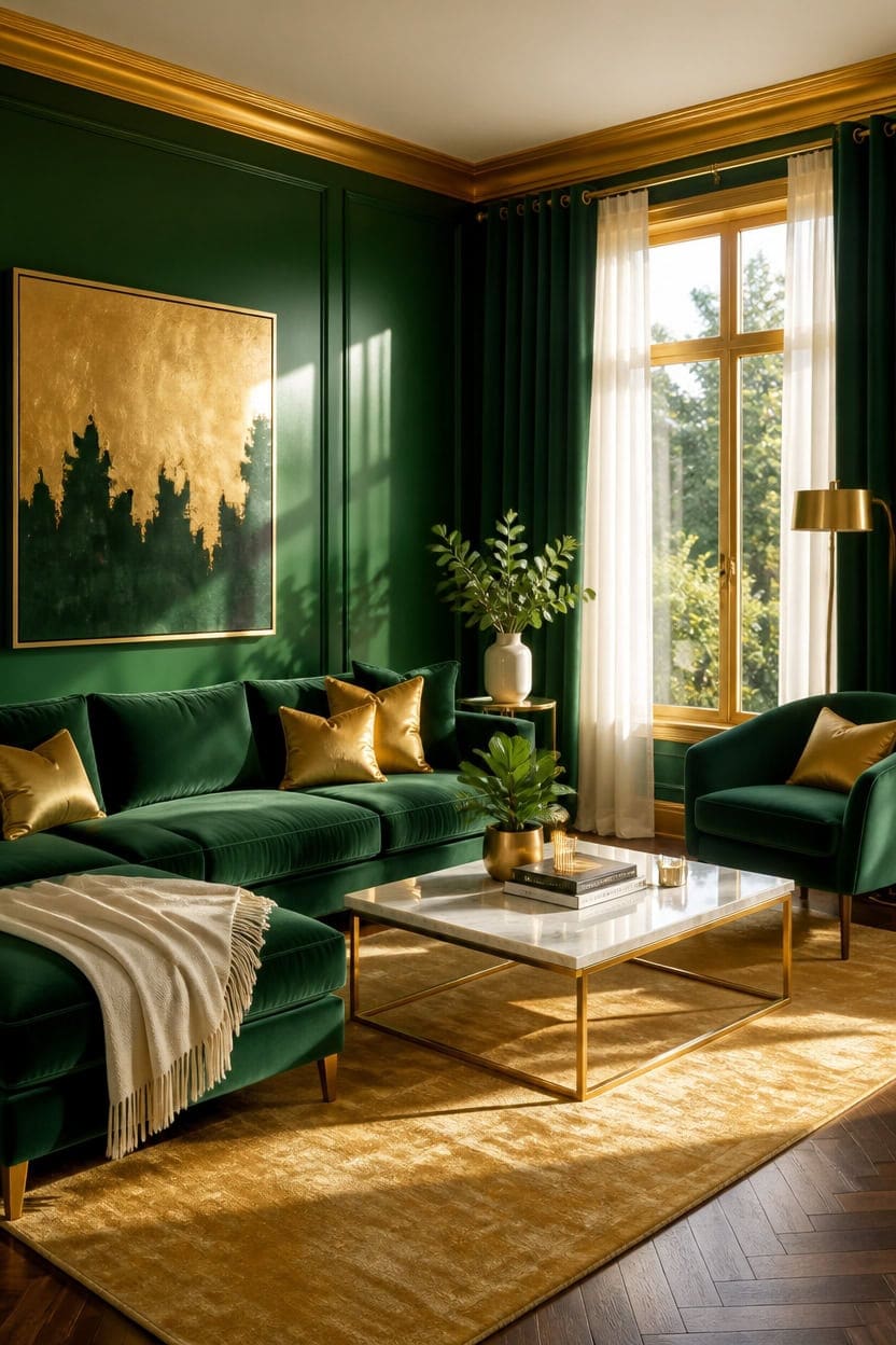 emerald green paint guidance