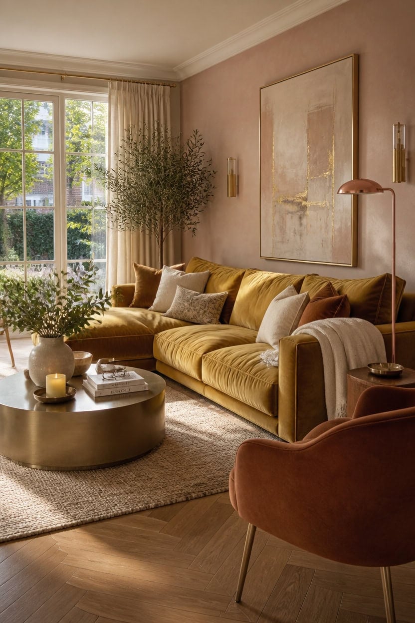 gold brass copper rose gold pairing