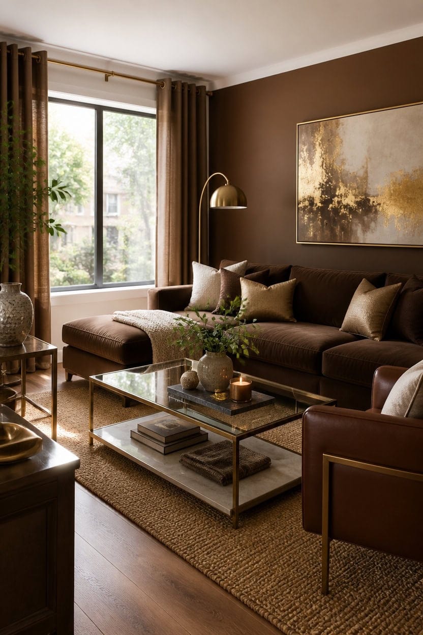gold brown balanced luxury