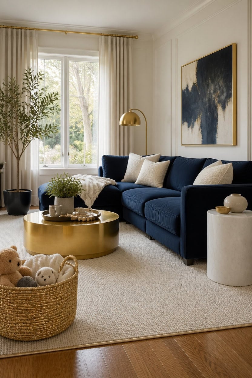 golden slip proof rug