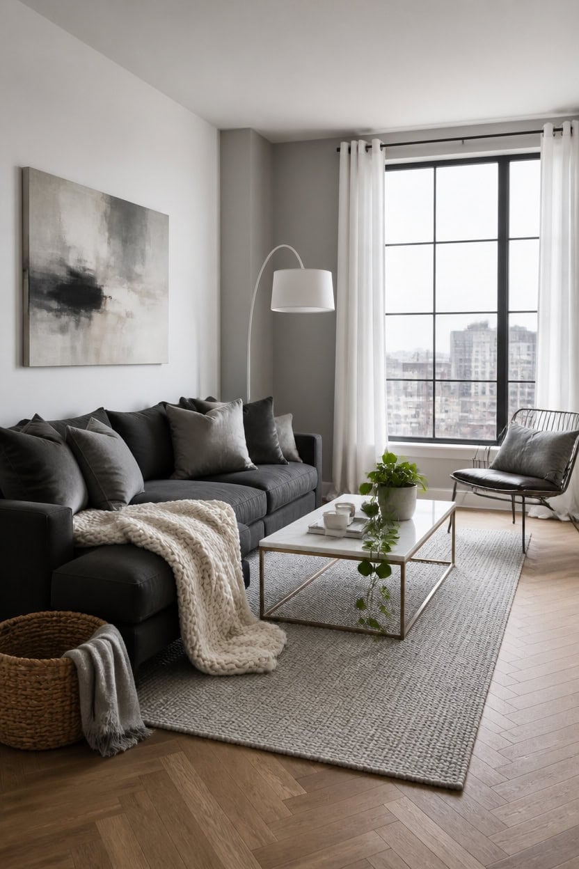 gray decor boosts mood