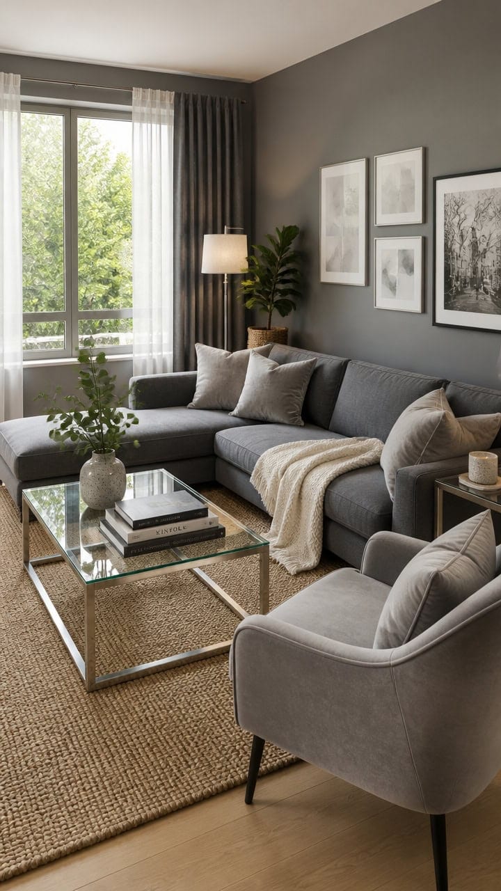 gray palette with texture