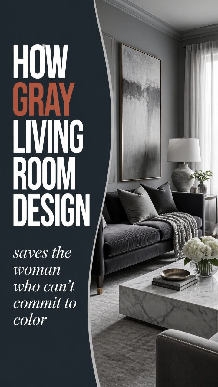 gray room saves indecisive woman