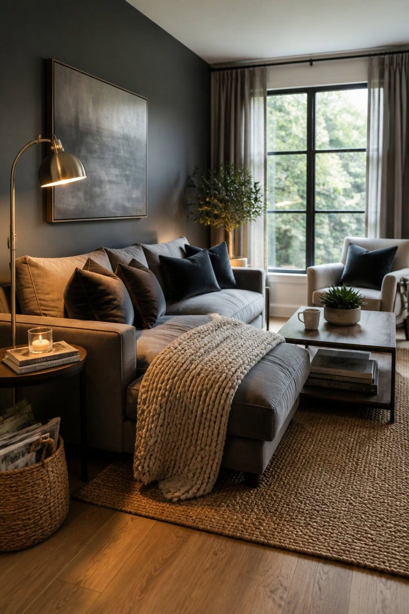 gray sofa style dominance