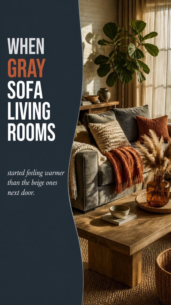 gray sofas feel warmer