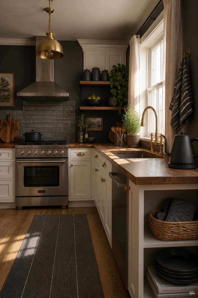 introduce charcoal via accents