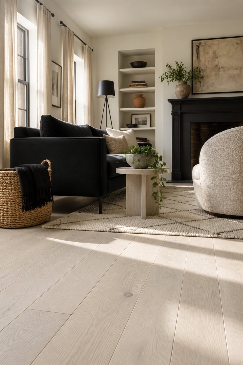 light floors anchor black and cream