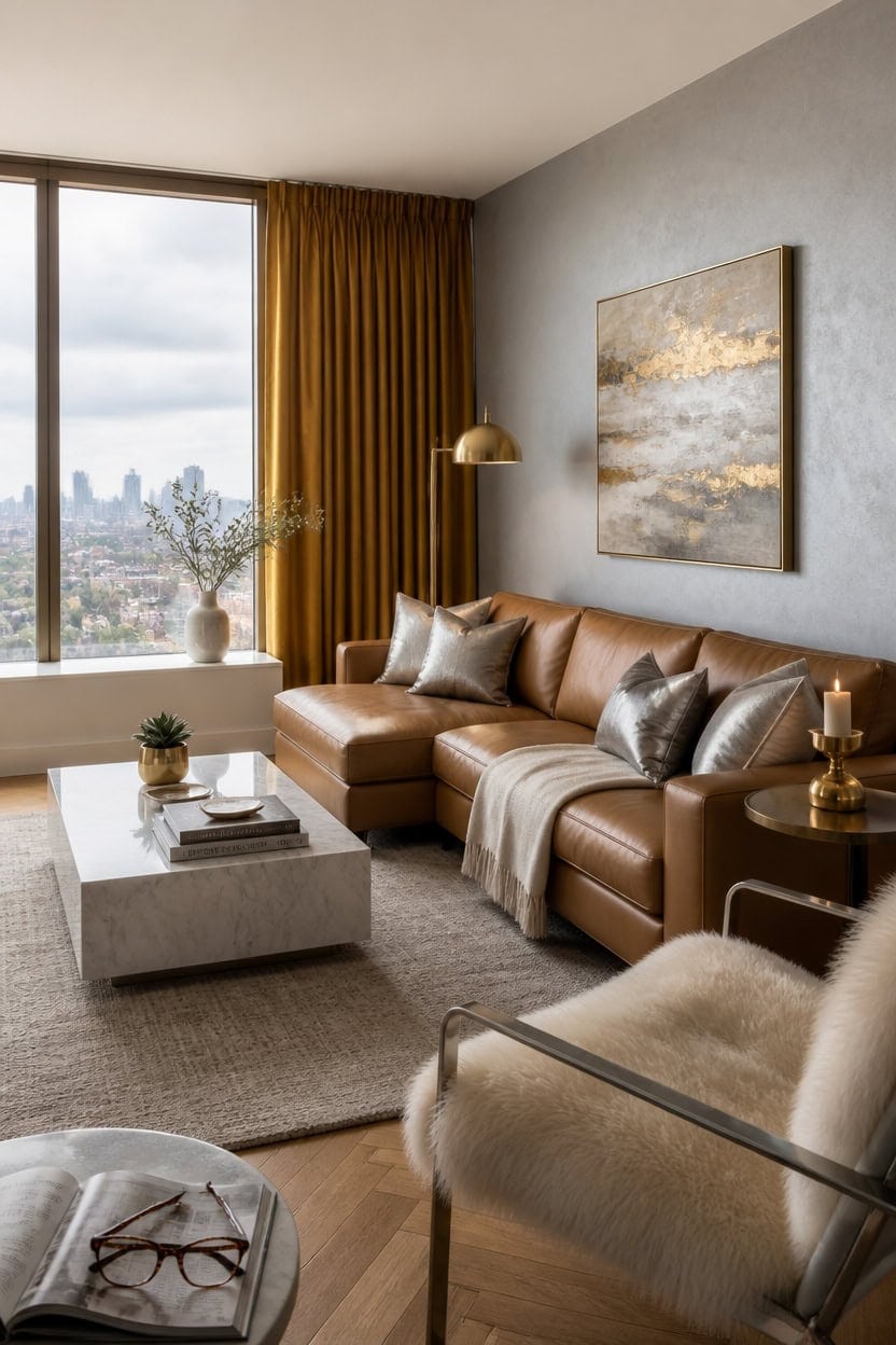 luxurious adaptable metallic blend