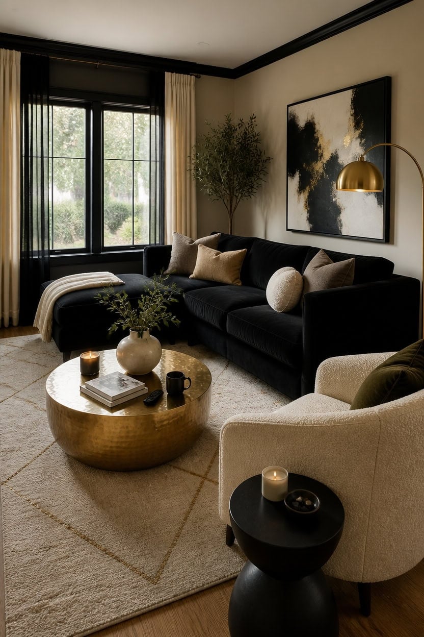 luxury black gold makeover guide