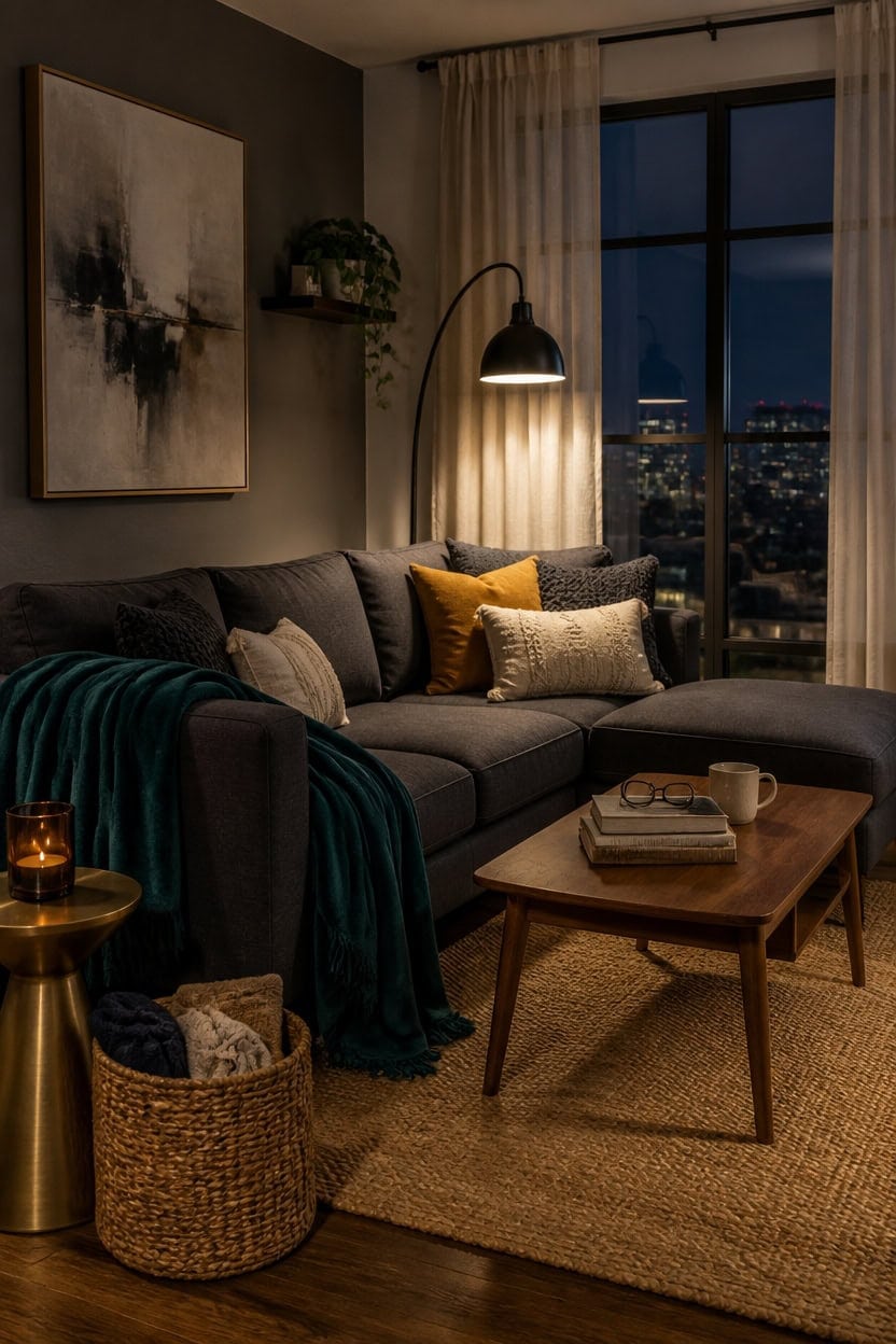 midnight cozy gray sanctuary