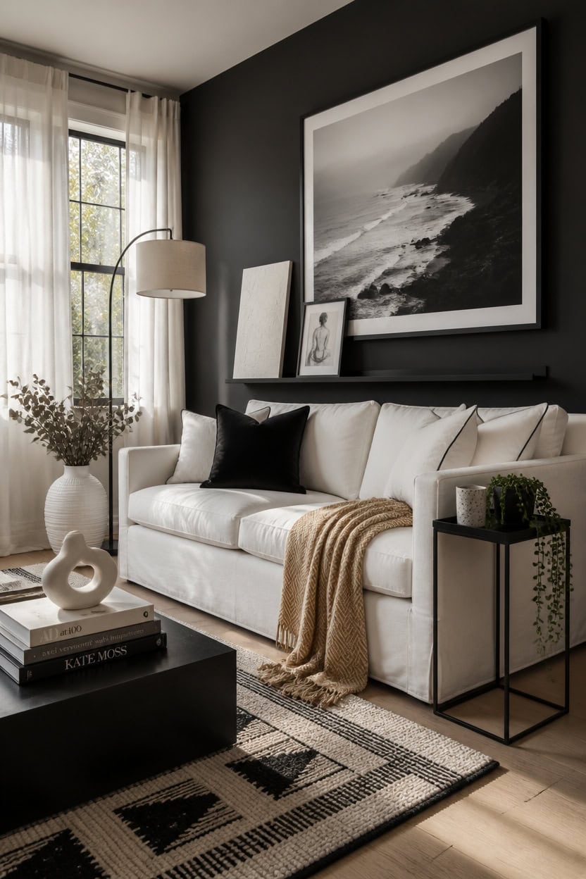 monochrome art with texture