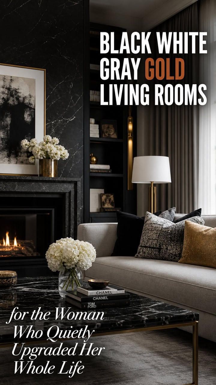 monochrome chic home upgrade