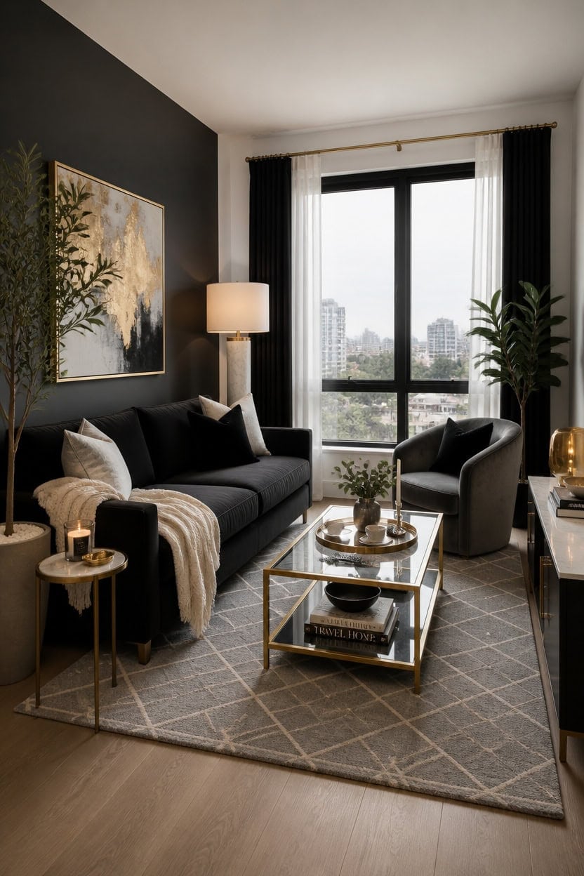 monochrome gold texture harmony