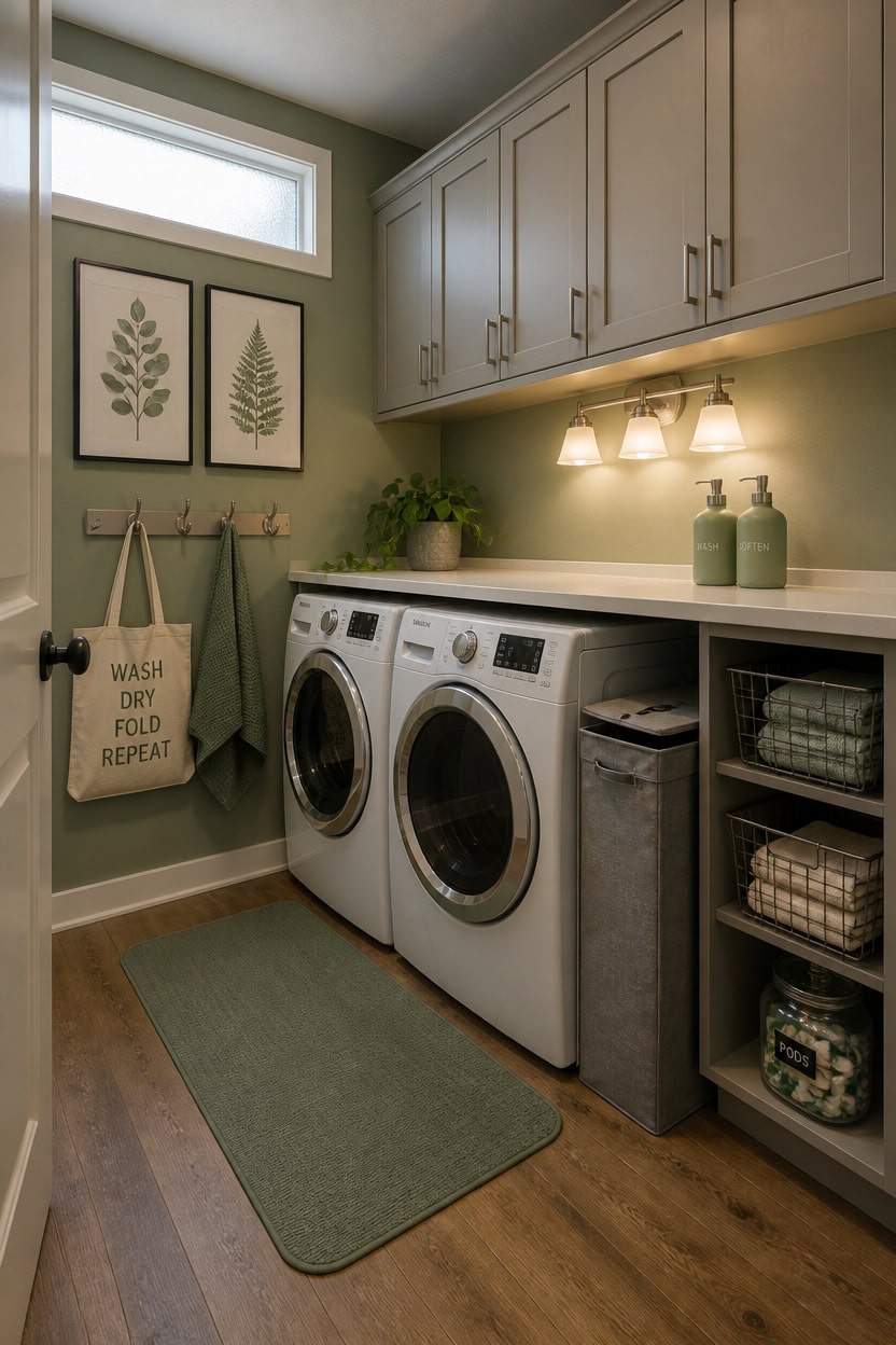 muted sage gray harmony