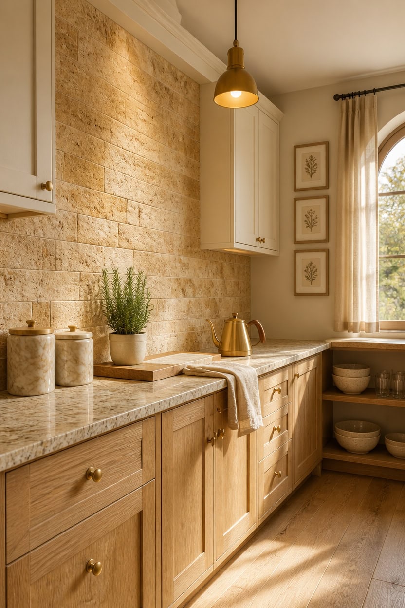 natural stone backsplash guidance