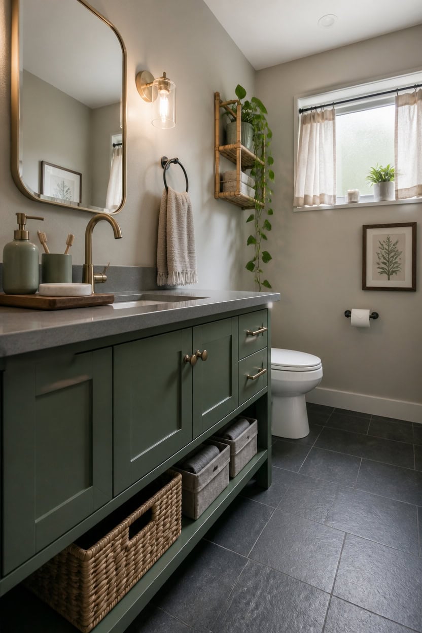 natural wood and linen