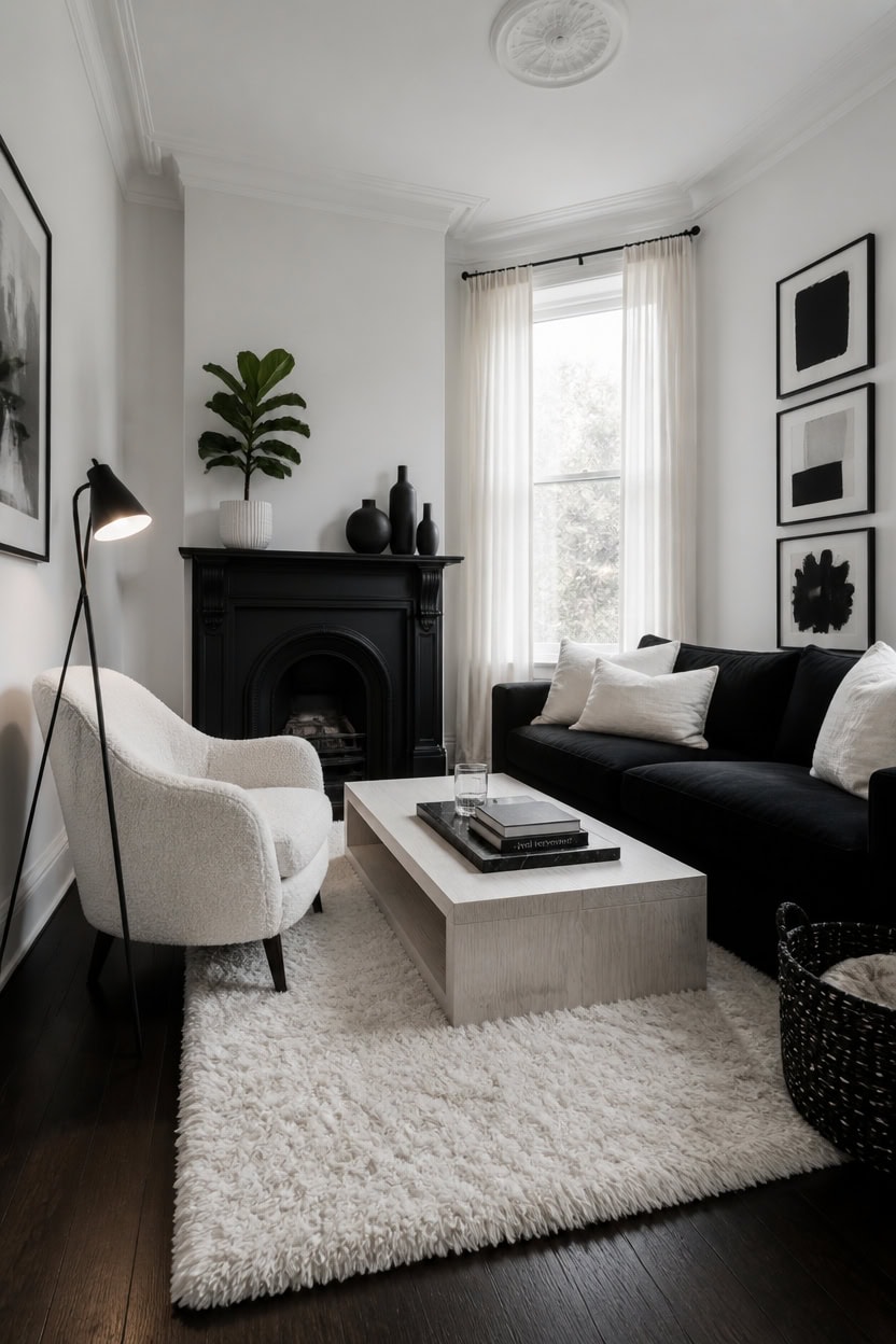 obsessive black and white precision