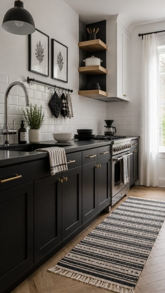 When Black & White Meets the Kitchen: For Women Who Edit Until It’s Perfect