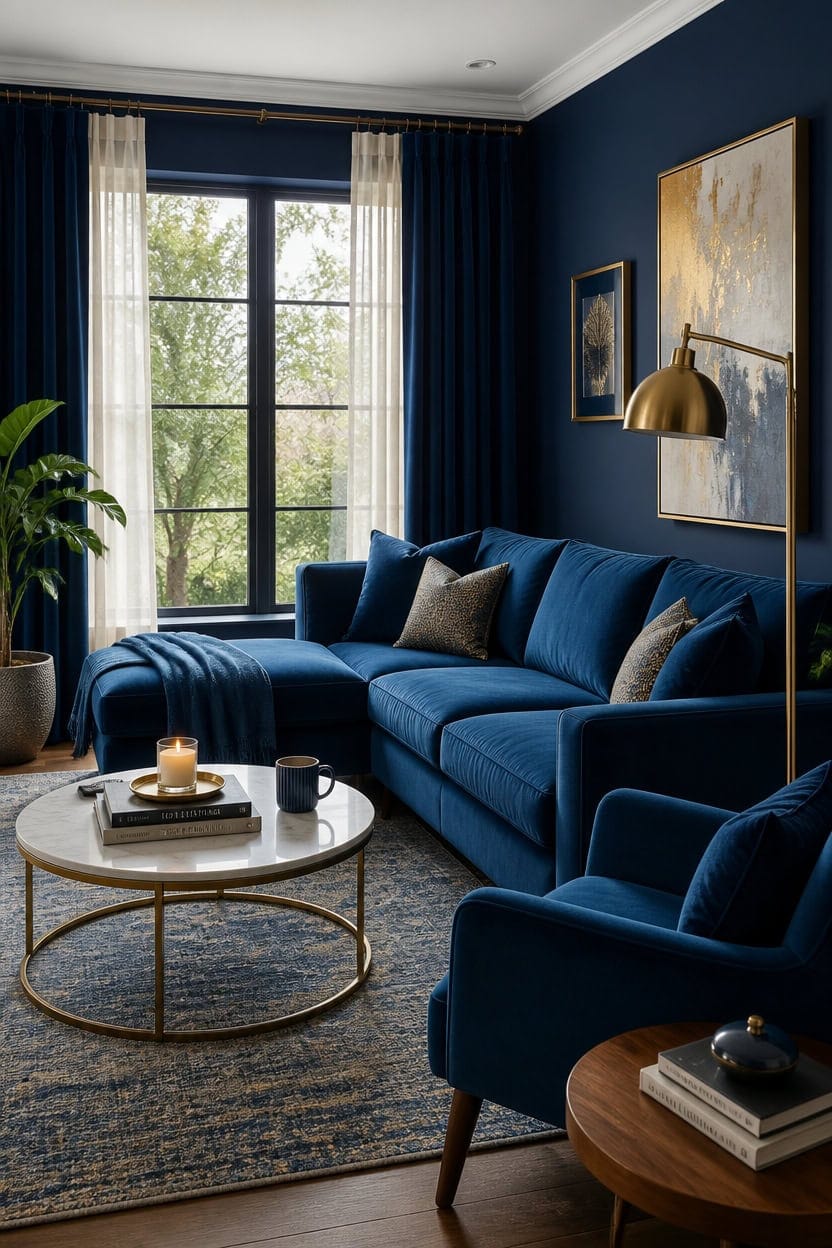 regal blue gold harmony