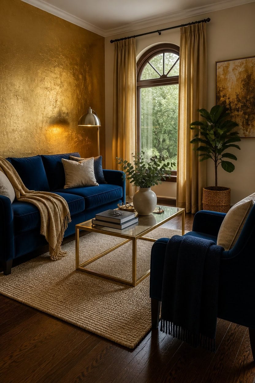 royal blue cozy embrace