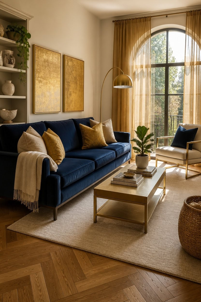 royal blue gold harmony