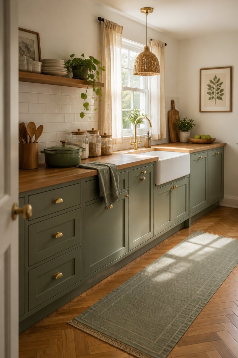 sage green kitchen design tips