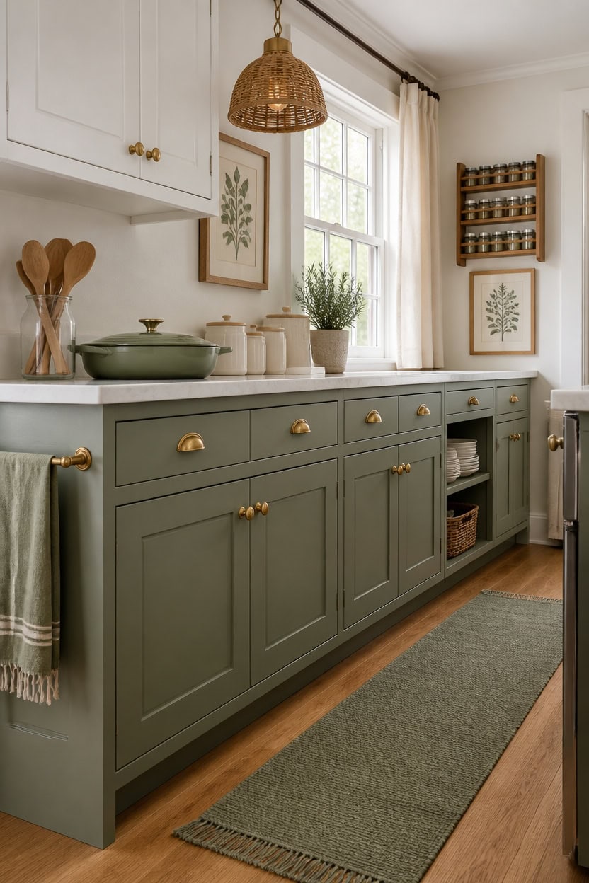 sage lowers white uppers