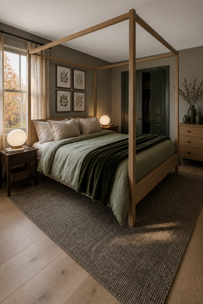 seasonal gray and green shifts